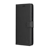 Husa de protectie Techsuit Leather Folio compatibil cu Motorola Moto G86, Negru