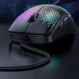 Tastatura/Mouse Yesido Wired Gaming Mouse (KB32), USB, Plug&Play, Ultra-Lightweight Design, RGB Lighting, 7200DPI, Negru