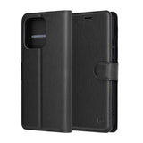 Husa de protectie Techsuit Leather Folio compatibil cu Oppo Reno14, Negru