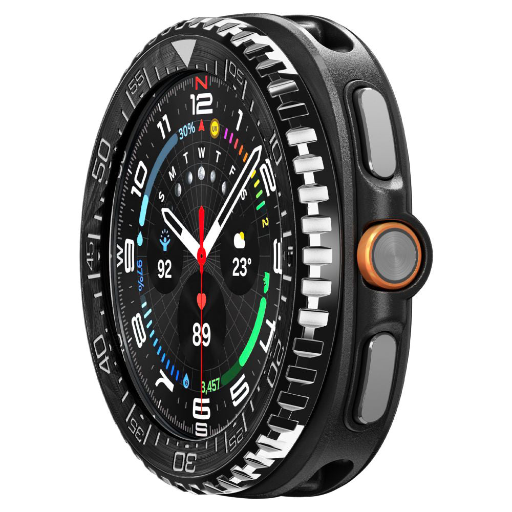Accesoriu smartwatch Spigen Bezel Tune Pro Diver (ACS10016) compatibil cu for Samsung Galaxy Watch8 Classic, Stainless Steel, Negru