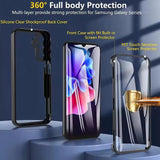 Folie de protectie Techsuit ColorVerse 360 Series + compatibil cu Xiaomi 15T Pro, Negru