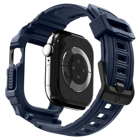 Accesoriu smartwatch Spigen Rugged Armor Pro V2 (ACS10495) compatibil cu Apple Watch 10 42mm / Watch 11 42mm, Bleumarin