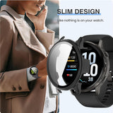 Folie de protectie smartwatch Techsuit Defense360 Pro + Screen Protector compatibil cu Garmin Venu 4 41mm, Bej