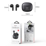 Casti Yesido (TWS19), with ENC, Touch Control, Bluetooth V5.3, LED Display, Half-In-ear Design, 470mAh, Negru