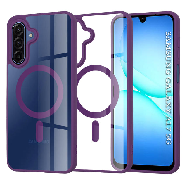 Husa de protectie Techsuit MagSafe Pro compatibil cu Samsung Galaxy A17 5G / A17 4G / M17 / F17, Mov