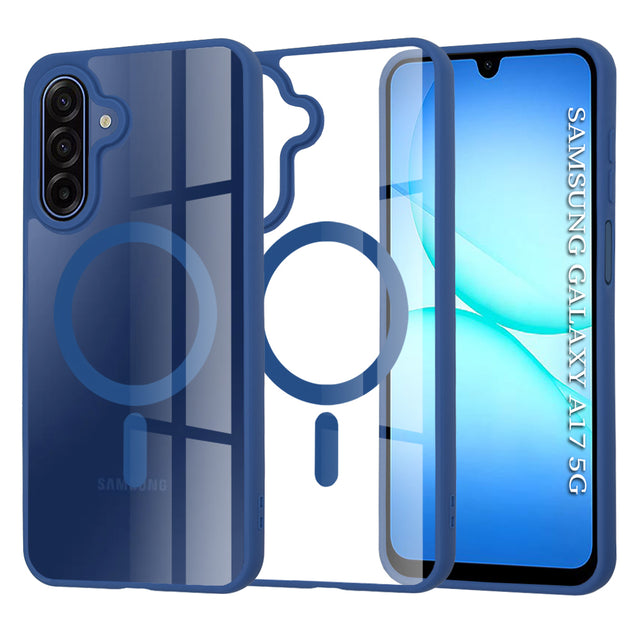 Husa de protectie Techsuit MagSafe Pro compatibil cu Samsung Galaxy A17 5G / A17 4G / M17 / F17, Albastru