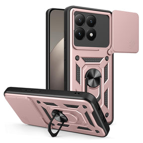 Husa de protectie Techsuit CamShield Series compatibil cu Xiaomi 15T, Roz Auriu