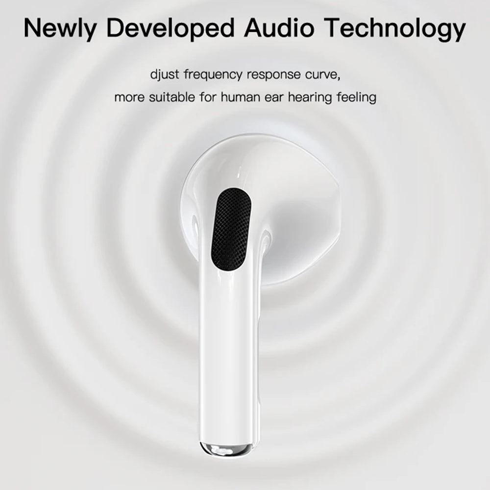 Casti Yesido (TWS17), with Bluetooth V5.1, Half-In-ear Design, 200mAh, Type-C, Alb