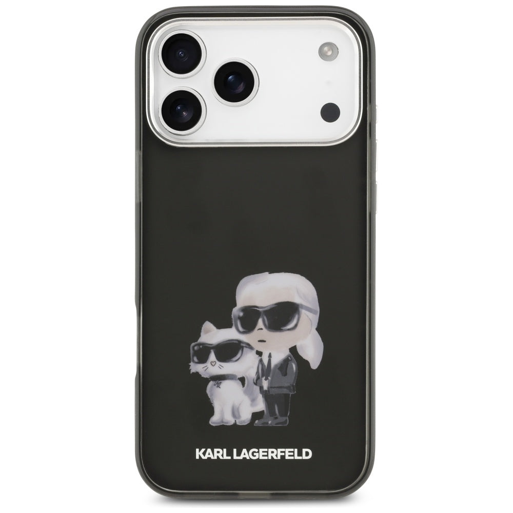 Husă Karl Lagerfeld IML Aquarelle MagSafe mov pentru iPhone 17 Pro
