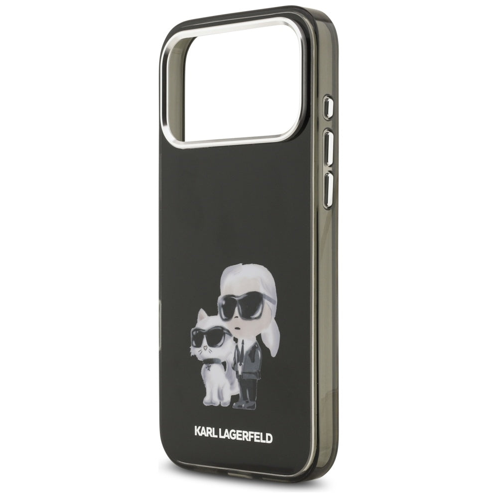 Husă Karl Lagerfeld IML Aquarelle MagSafe mov pentru iPhone 17 Pro