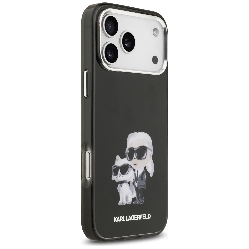 Husă Karl Lagerfeld IML Aquarelle MagSafe mov pentru iPhone 17 Pro