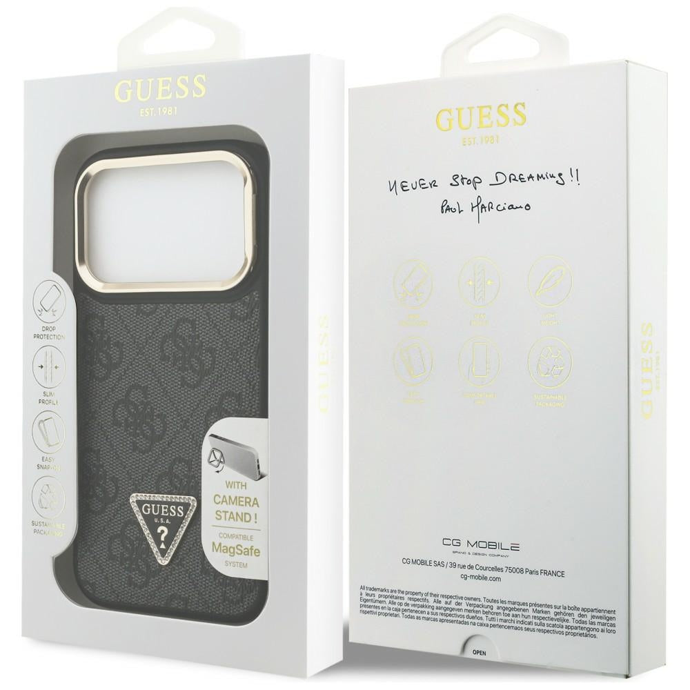 Husa de protectie Guess compatibil cu iPhone 17 Pro Max, Negru