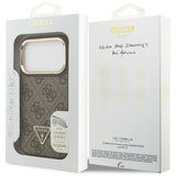 Husa de protectie Guess compatibil cu iPhone 17 Pro, Maro