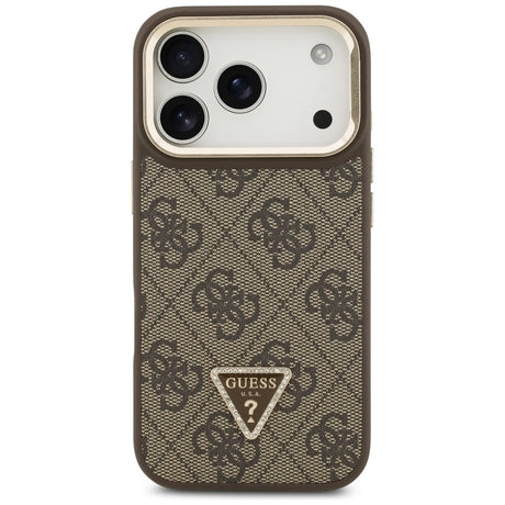 Husa de protectie Guess compatibil cu iPhone 17 Pro, Maro