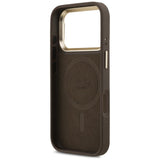 Husa de protectie Guess compatibil cu iPhone 17 Pro Max, Maro