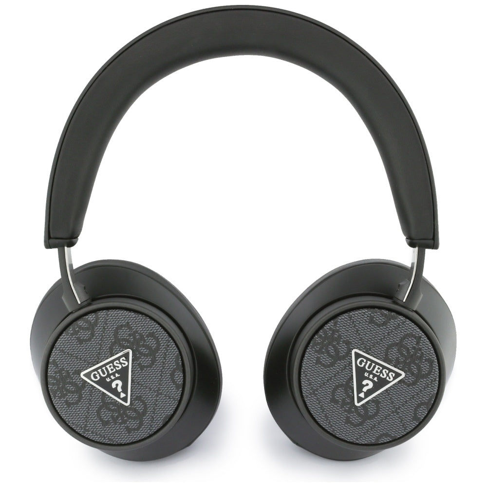 Casti Guess Wireless 4G Triangle Logo (GUBHC15PMRTRK), Bluetooth V5.4, IPX4, ENC Technology, Over-ear, Negru