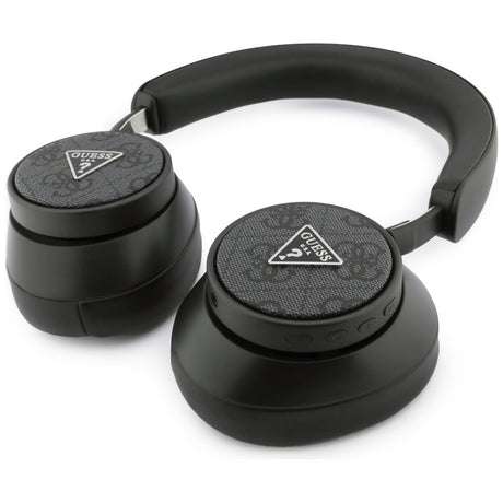 Casti Guess Wireless 4G Triangle Logo (GUBHC15PMRTRK), Bluetooth V5.4, IPX4, ENC Technology, Over-ear, Negru