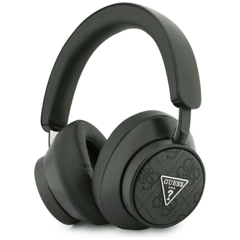 Casti Guess Wireless 4G Triangle Logo (GUBHC15PMRTRK), Bluetooth V5.4, IPX4, ENC Technology, Over-ear, Negru