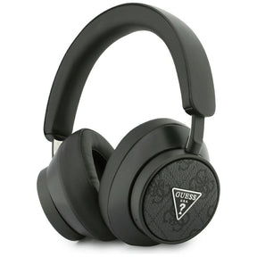 Casti Guess Wireless 4G Triangle Logo (GUBHC15PMRTRK), Bluetooth V5.4, IPX4, ENC Technology, Over-ear, Negru