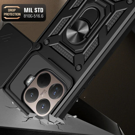 Husa de protectie Techsuit CamShield Series compatibil cu Xiaomi 15T Pro, Negru