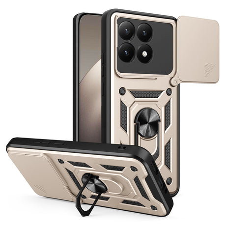 Husa de protectie Techsuit CamShield Series compatibil cu Xiaomi 15T, Auriu