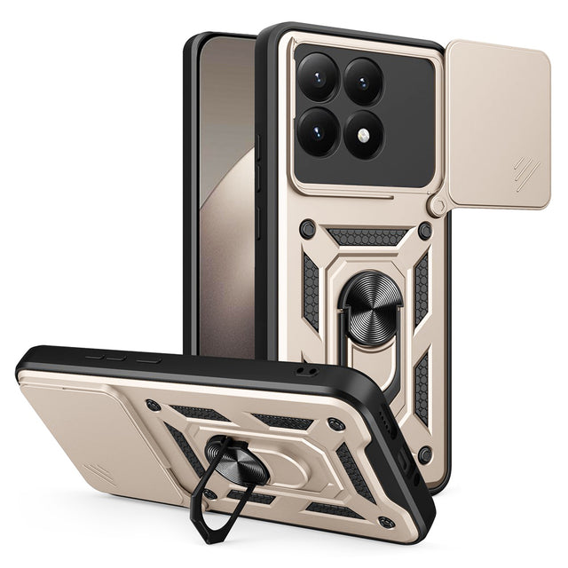Husa de protectie Techsuit CamShield Series compatibil cu Xiaomi 15T, Auriu