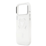 Husa de protectie Guess IML Gradient Triangle Logo MagSafe (GUHMP17XHGTMLCGT) compatibil cu iPhone 17 Pro Max, Transparent