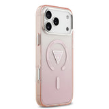 Husa de protectie Guess IML Gradient Triangle Logo MagSafe (GUHMP17XHGTMLCGP) compatibil cu iPhone 17 Pro Max, Roz