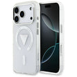 Husa de protectie Guess IML Gradient Triangle Logo MagSafe (GUHMP17LHGTMLCGT) compatibil cu iPhone 17 Pro, Transparent