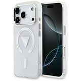 Husa de protectie Guess IML Gradient Triangle Logo MagSafe (GUHMP17LHGTMLCGT) compatibil cu iPhone 17 Pro, Transparent