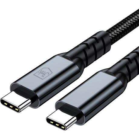 Cablu 3mk Hyper N-Series, Thunderbolt 4, 48V/5A, 40Gb/s, 240W, 8K@60Hz, 1m, Negru