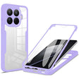 Folie de protectie Techsuit ColorVerse 360 Series + compatibil cu Xiaomi 15T Pro, Mov