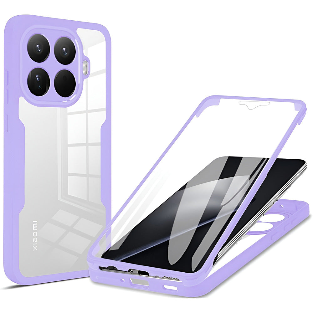 Folie de protectie Techsuit ColorVerse 360 Series + compatibil cu Xiaomi 15T Pro, Mov
