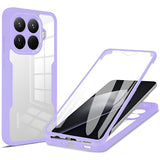 Folie de protectie Techsuit ColorVerse 360 Series + compatibil cu Xiaomi 15T Pro, Mov