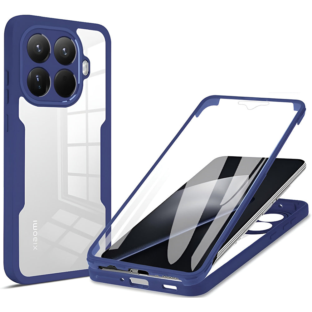 Folie de protectie Techsuit ColorVerse 360 Series + compatibil cu Xiaomi 15T Pro, Albastru