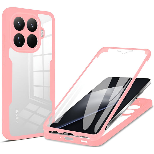 Folie de protectie Techsuit ColorVerse 360 Series + compatibil cu Xiaomi 15T Pro, Roz