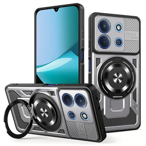 Husa de protectie Techsuit RuggedCam compatibil cu Xiaomi Redmi 15C 4G / Redmi 15C 5G, Gri