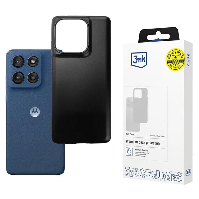 Husa de protectie 3mk Matt compatibil cu Motorola Moto Edge 60 / Edge 60 Fusion, Negru