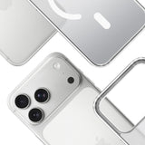 Husa de protectie 3mk Frosty MagCase compatibil cu iPhone 17 Pro Max, Alb