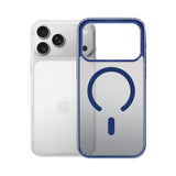 Husa de protectie 3mk Frosty MagCase compatibil cu iPhone 17 Pro Max, Albastru