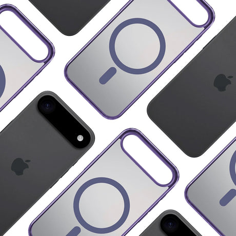Husa de protectie 3mk Frosty MagCase compatibil cu iPhone 17 Air, Mov