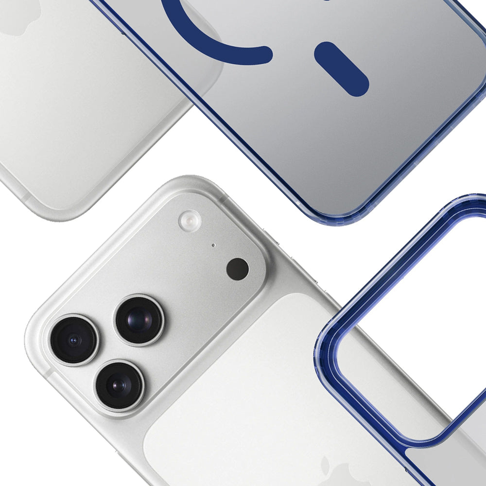 Husa de protectie 3mk Frosty compatibil cu iPhone 17 Pro / iPhone 18 Pro, Albastru