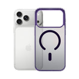 Husa de protectie 3mk Frosty MagCase compatibil cu iPhone 17 Pro Max, Mov