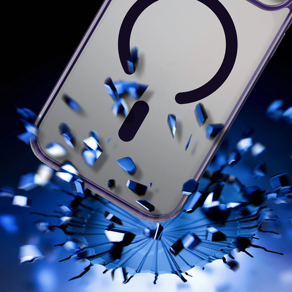 Husa de protectie 3mk Frosty MagCase compatibil cu iPhone 17 Pro Max, Mov