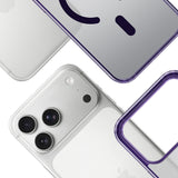 Husa de protectie 3mk Frosty MagCase compatibil cu iPhone 17 Pro Max, Mov