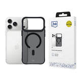 Husa de protectie 3mk Smoke MagCase compatibil cu iPhone 17 Pro, Negru