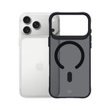 Husa de protectie 3mk Smoke MagCase compatibil cu iPhone 17 Pro, Negru