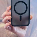 Husa de protectie 3mk Smoke MagCase compatibil cu iPhone 16 Pro Max, Negru