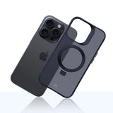 Husa de protectie 3mk Smoke Mag&Stand compatibil cu iPhone 16 Pro Max, Negru