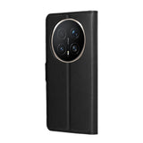 Husa de protectie Techsuit Leather Folio compatibil cu Honor Magic8 Pro, Negru